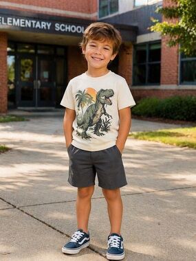 Cat and Jack Shorts Set Of 2 Adjustable Waist Easy Snap Closure HOST PICK